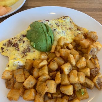 Scrambled - Bacado omelet and breakfast potatoes - Breakfast & Brunch Near Me - Henderson, Nevada Scrambled - Bacado omelet and breakfast potatoes - Breakfast & Brunch Near Me - Henderson, Nevada