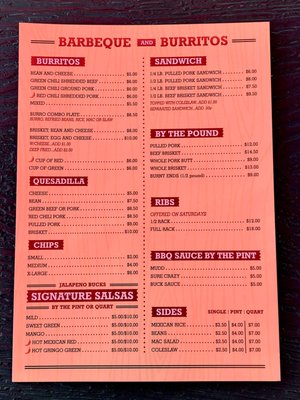 Menu photo 8 Jalapeño Buck's Mesa, AZ