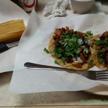 Taqueria Huentitan - Al Pastor x2 + Pork Tamale, All Good. - Mexican Near Me - Chicago, Illinois