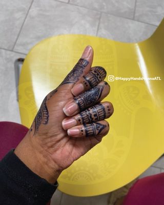 Jagua Tattoo Stains - Jagua stains are so magical! Our all-natural, home-made jagua paste leaves a blue-black stain on your skin for up to 10 days! Get yours today by clicking Book Now or visiting happyhandshenna.com.
***Jagua is sometimes referred to as "Black Henna," but we DO NOT use black henna or any products that contain PPD or any other substances that will harm your skin. Jagua Tattoo Stains - Jagua stains are so magical! Our all-natural, home-made jagua paste leaves a blue-black stain on your skin for up to 10 days! Get yours today by clicking Book Now or visiting happyhandshenna.com.
***Jagua is sometimes referred to as "Black Henna," but we DO NOT use black henna or any products that contain PPD or any other substances that will harm your skin.