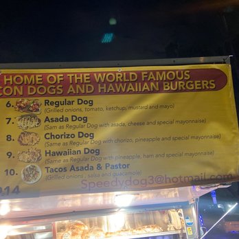 Speedy Dogs - Menu - Hot Dogs Near Me - La puente , California