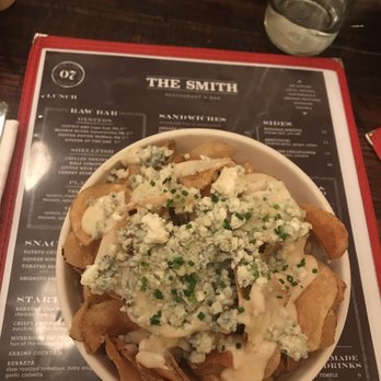 The Smith - Potato Chips with Blue Cheese Fondue - New American Near Me - New York, New York The Smith - Potato Chips with Blue Cheese Fondue - New American Near Me - New York, New York