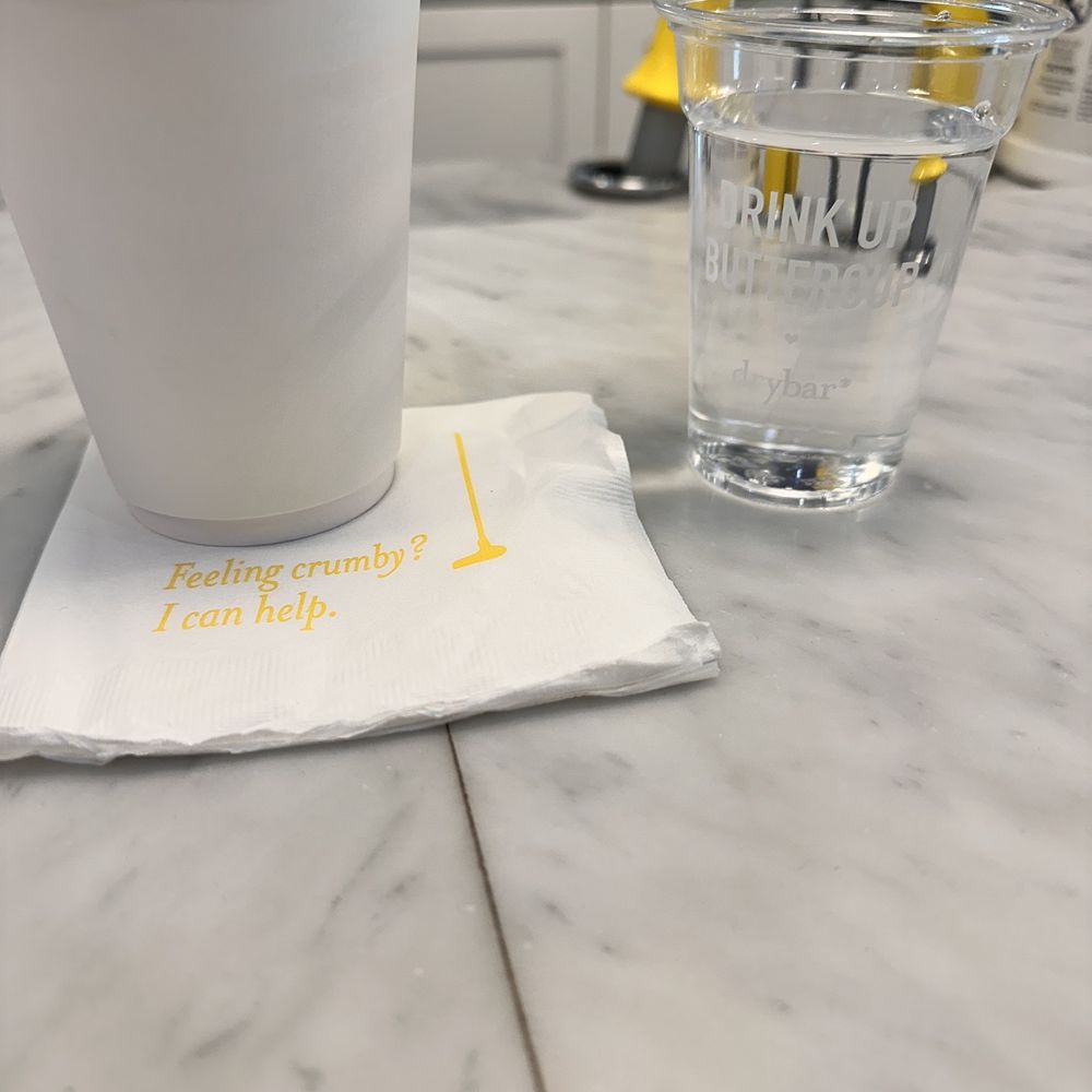 Coffee and water