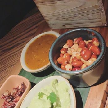 Bar Sótano - Drinking snacks, comes with chipilines (little roasted bugs) - New Mexican Cuisine Near Me - Chicago, Illinois Bar Sótano - Drinking snacks, comes with chipilines (little roasted bugs) - New Mexican Cuisine Near Me - Chicago, Illinois