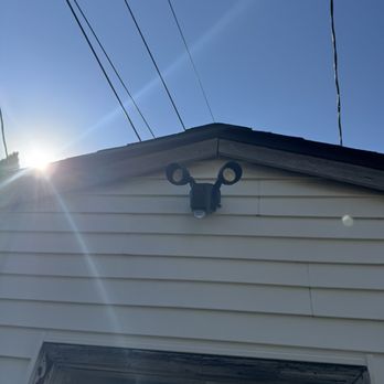ABA Electric - Ring floodlight added on the back of a garage! - Electricians Near Me - Indianapolis, Indiana ABA Electric - Ring floodlight added on the back of a garage! - Electricians Near Me - Indianapolis, Indiana