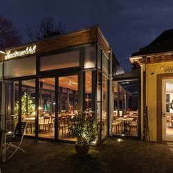Jesuitenschloss-Restaurant - Unser Restaurant bei Nacht
