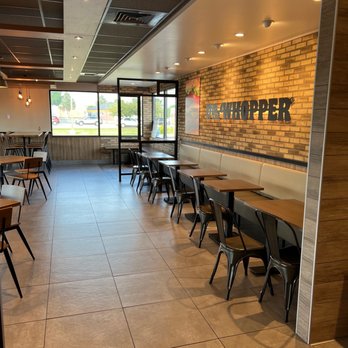 Burger King - empty tables and chairs in a restaurant - Burgers Near Me - Shelby, Michigan Burger King - empty tables and chairs in a restaurant - Burgers Near Me - Shelby, Michigan