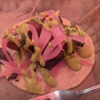 Taquerio - Plantain taco.... This was so good. - Tacos Near Me - Mystic, Connecticut