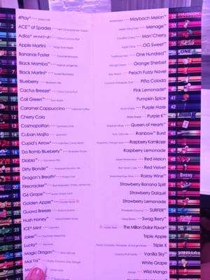 Menu photo 2 Kush Hookah Lounge Orlando, FL