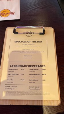 Menu photo 2 Hard Rock Cafe Venezia, VE