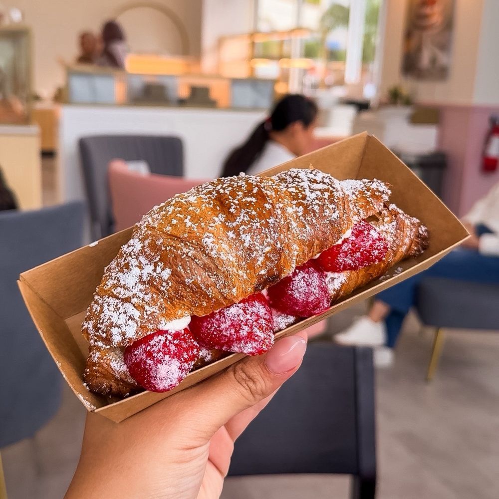 Tous Les Jours - Strawberry croissant - Coffee & Tea Near Me - Wesley Chapel, Florida Tous Les Jours - Strawberry croissant - Coffee & Tea Near Me - Wesley Chapel, Florida