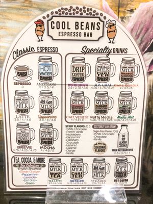 Menu photo 3 Cool Beans Espresso Bozeman, MT