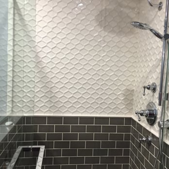 Tile Outlet - Amazing shower tile I got at Tile outlet. Originally top and bottom were supposed to be same color but didn't match. Let me exchange. - Building Supplies Near Me - Chicago, Illinois