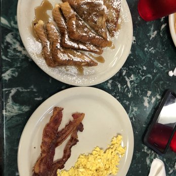 Clary's Cafe - Old Fashioned French Toast with bacon & scrambled eggs - Breakfast & Brunch Near Me - Savannah, Georgia Clary's Cafe - Old Fashioned French Toast with bacon & scrambled eggs - Breakfast & Brunch Near Me - Savannah, Georgia