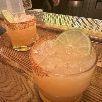 Dram Yard - Ghost Town drank (spicy margaritas but extra) - New American Near Me - Wilmington, North Carolina Dram Yard - Ghost Town drank (spicy margaritas but extra) - New American Near Me - Wilmington, North Carolina