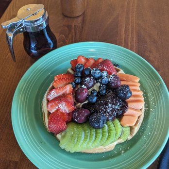The Grain Cafe - Classic Waffle +$2.00 - Vegan Near Me - Long Beach, California The Grain Cafe - Classic Waffle +$2.00 - Vegan Near Me - Long Beach, California