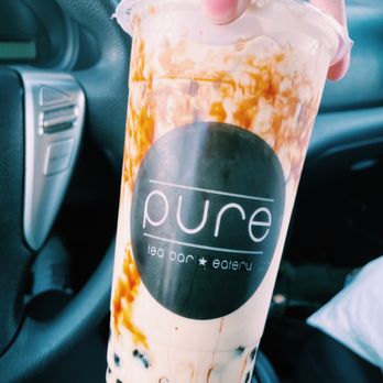 Pure Tea Bar - Blue Butterfly (after mixing) - Bubble Tea Near Me - San Jose, California Pure Tea Bar - Blue Butterfly (after mixing) - Bubble Tea Near Me - San Jose, California