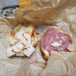 No lettuce, no tomato and squished. No lettuce, no tomato and squished.