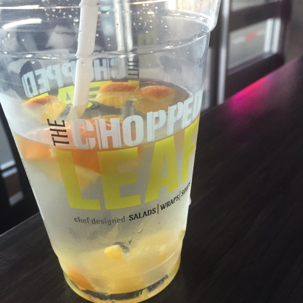 The Chopped Leaf - Today's chopped water - orange & pineapple, yum! - Vegetarian Near Me - Kelowna, British Columbia The Chopped Leaf - Today's chopped water - orange & pineapple, yum! - Vegetarian Near Me - Kelowna, British Columbia