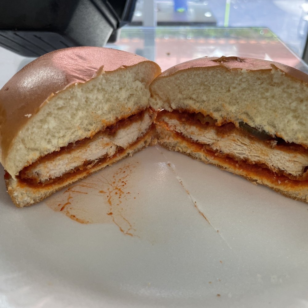 Wingstop - Chicken sandwich in side - Chicken Wings Near Me - Chula Vista, California
