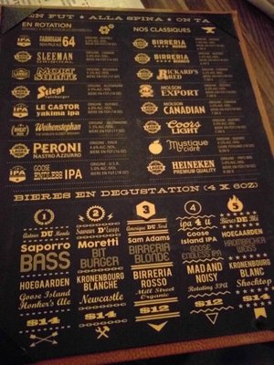 Menu photo 2 Birreria Itali.co Saint-Laurent, QC