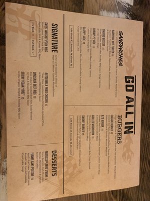 Menu photo 6 Blackjack Mississauga, ON Menu photo 6 Blackjack Mississauga, ON