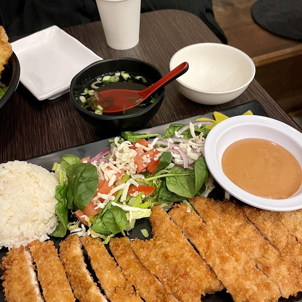 Yoodon - Pork Cutlet ($14.95) - the one with salad - Korean Near Me - Bayside, New York Yoodon - Pork Cutlet ($14.95) - the one with salad - Korean Near Me - Bayside, New York