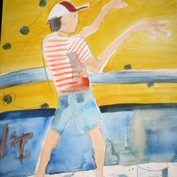 Mo's Restaurant - Artist:  Andy Thurber - Haitian Near Me - Key West, Florida
