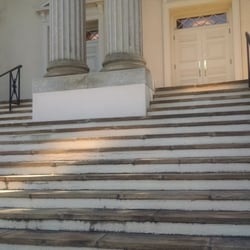 Buncombe Street United Methodist Church - Love these steps leading to the columns.
