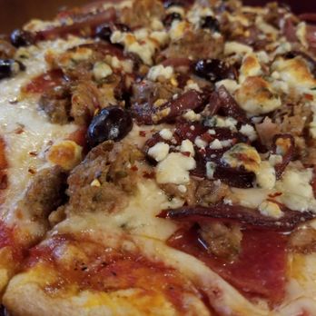 Buca di Beppo Italian Restaurant - Small pizza, enough for 3-4. - Italian Near Me - Redondo Beach, California