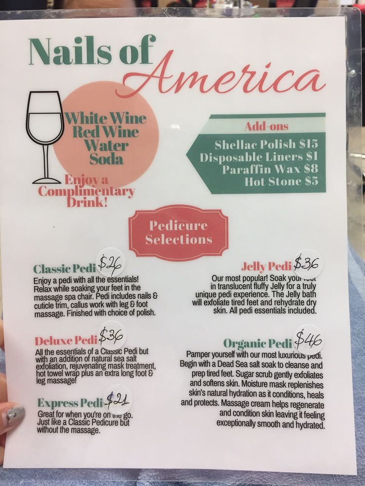 Nails Of America Prices Nail And Manicure Trends