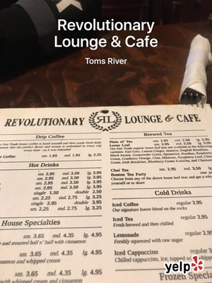 Menu photo 2 Revolutionary Lounge & Cafe Toms River, NJ Menu photo 2 Revolutionary Lounge & Cafe Toms River, NJ