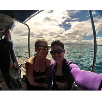 Hawaiian Diving Adventures - My girlfriend and I... the only good photo she took with the go pro haha - Scuba Diving Near Me - Honolulu, Hawaii Hawaiian Diving Adventures - My girlfriend and I... the only good photo she took with the go pro haha - Scuba Diving Near Me - Honolulu, Hawaii