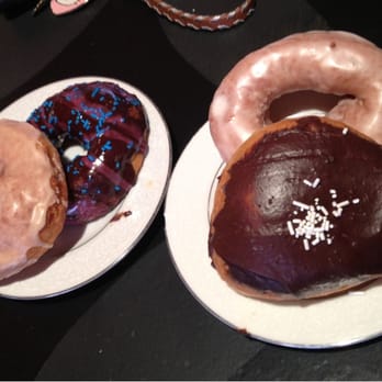 Glam Doll Donuts - Misfit, Starlet, Raised Donut with Glaze, Dark Angel - Donuts Near Me - Minneapolis, Minnesota