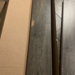 a box of wood flooring a box of wood flooring