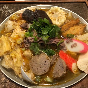 Tasty Pot - #1 Beef pot (mild with vermicelli and blood cakes courtesy of friends :) - Taiwanese Near Me - Milpitas, California Tasty Pot - #1 Beef pot (mild with vermicelli and blood cakes courtesy of friends :) - Taiwanese Near Me - Milpitas, California