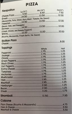 Menu photo 4 Quality Pizza Easton, PA
