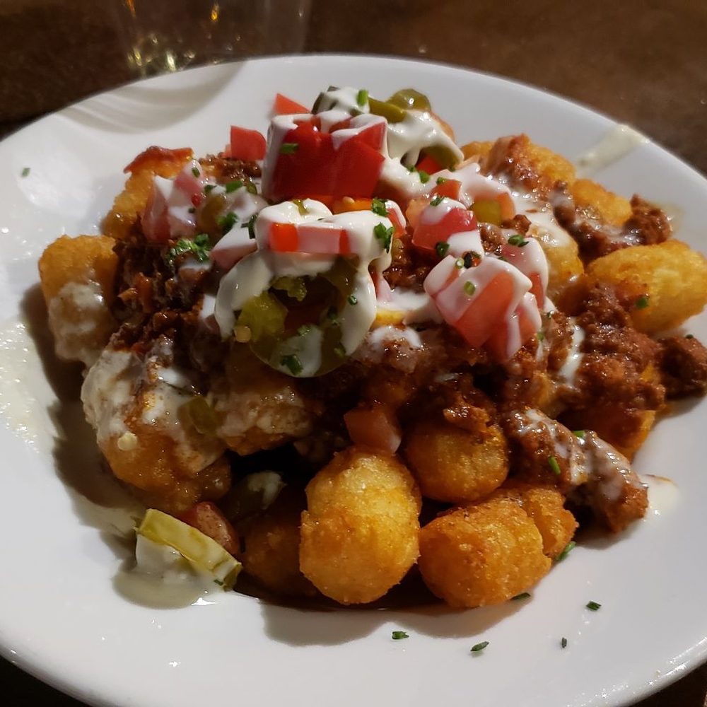 Pixels Pints & Bytes - GTFOH with beef and tots - New American Near Me - Norfolk, Virginia Pixels Pints & Bytes - GTFOH with beef and tots - New American Near Me - Norfolk, Virginia