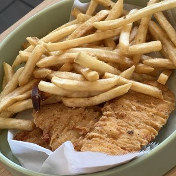Gina's Kitchen +Catering - Kid plate chicken tenders with fries. - Breakfast & Brunch Near Me - Rancho Cucamonga, California Gina's Kitchen +Catering - Kid plate chicken tenders with fries. - Breakfast & Brunch Near Me - Rancho Cucamonga, California