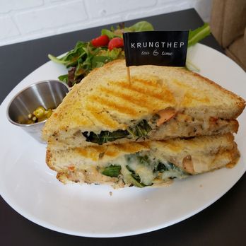 KrungThep Tea Time - Gra-Prow Chicken Sandwich - Tea Rooms Near Me - Winter Park, Florida KrungThep Tea Time - Gra-Prow Chicken Sandwich - Tea Rooms Near Me - Winter Park, Florida