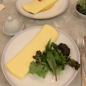 Ladurée - Plain and cheese omelettes with side salads - Tea Rooms Near Me - Vancouver, British Columbia
