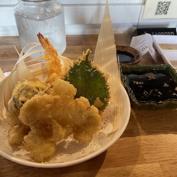 Momo Sushi - Tempura with the omakase order, comes later than expected. Delicious! - Sushi Bars Near Me - Riverside, California Momo Sushi - Tempura with the omakase order, comes later than expected. Delicious! - Sushi Bars Near Me - Riverside, California
