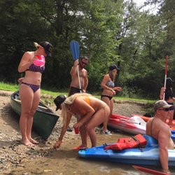 River Rats Kayak Rentals - Mid river lunch!  Awesome kayak rental! Thanks river rats
