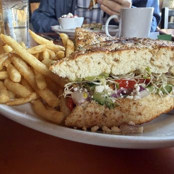 Perfect Pear Bistro - Harvest Sandwich with fries - New American Near Me - Tempe, Arizona