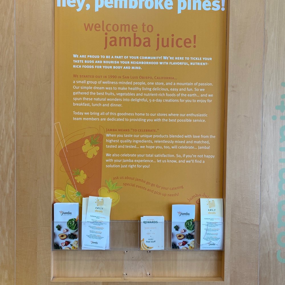 Jamba - Love the store. - Juice Bars & Smoothies Near Me - Hollywood, Florida Jamba - Love the store. - Juice Bars & Smoothies Near Me - Hollywood, Florida