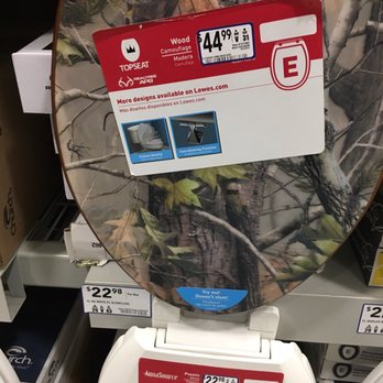 Lowe's Home Improvement - 3D Camouflage Toilet Seat. - Hardware Stores Near Me - Antioch, California Lowe's Home Improvement - 3D Camouflage Toilet Seat. - Hardware Stores Near Me - Antioch, California