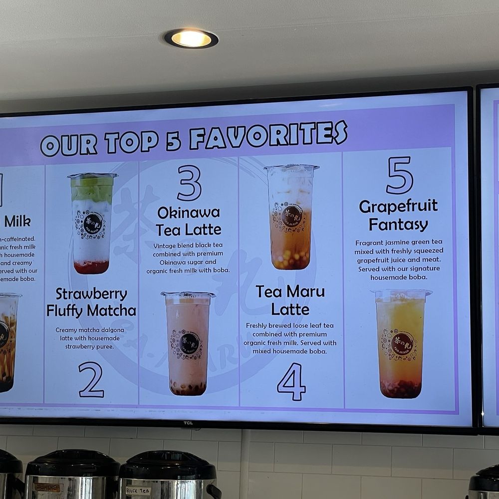 Tea Maru - Menu - Bubble Tea Near Me - Irvine, California Tea Maru - Menu - Bubble Tea Near Me - Irvine, California