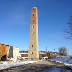 Dubuque Shot Tower - The Dubuque Shot Tower, on the NRHP and a well-known Dubuque landmark.