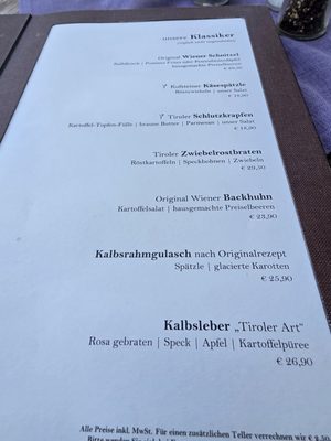 Menu photo 2 Auracher Löchl Kufstein, 7 Menu photo 2 Auracher Löchl Kufstein, 7