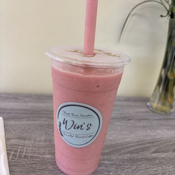 Win’s Fresh Fruit Smoothie - Strawberry banana smoothie - Juice Bars & Smoothies Near Me - Wahiawa, Hawaii Win’s Fresh Fruit Smoothie - Strawberry banana smoothie - Juice Bars & Smoothies Near Me - Wahiawa, Hawaii